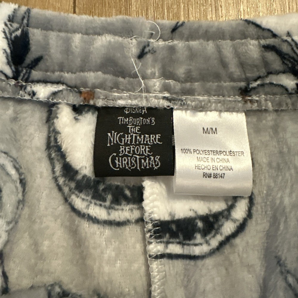 Disney Tim Burton's The Nightmare Before Christmas Jack Silky Pajama Pants Med - Picture 3 of 8